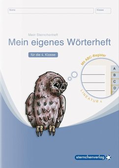 Mein eigenes Wörterheft - Lineatur 4 mit seitlichem ABC-Register - sternchenverlag GmbH;Langhans, Katrin