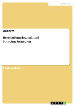 Beschaffungslogistik und Sourcing-Strategien (eBook, PDF)