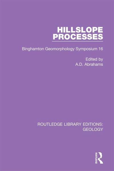 Hillslope Processes (eBook, PDF) Hillslope Processes (eBook, PDF)