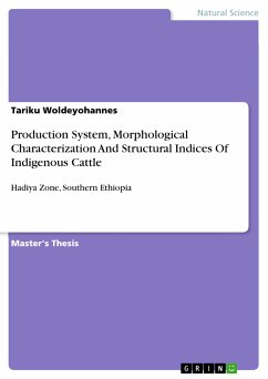 Production System, Morphological Characterization And Structural Indices Of Indigenous Cattle (eBook, PDF)