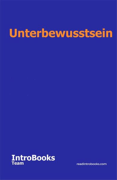 Unterbewusstsein (eBook, ePUB) Unterbewusstsein (eBook, ePUB)