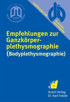 Cover Empfehlungen zur Ganzkörperplethysmographie (Bodyplethysmographie) (eBook, PDF)