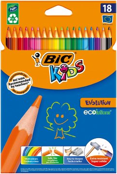 BIC Buntstsifte KIDS Evolution 18er Set