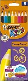 BIC Buntstifte Kids Super Soft 8er Set