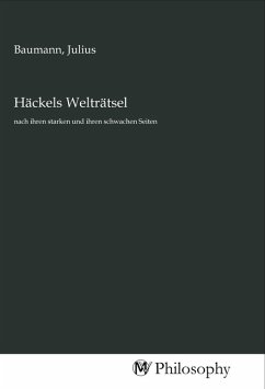 Cover Häckels Welträtsel