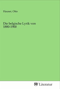 Die belgische Lyrik von 1880-1900