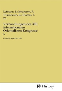 Verhandlungen des XIII. internationalen Orientalisten-Kongresses