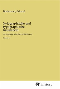 Cover Xylographische und typographische Incunabeln