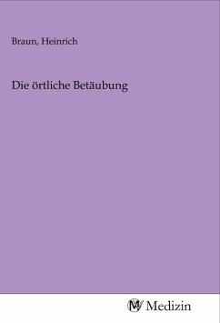 Cover Die örtliche Betäubung