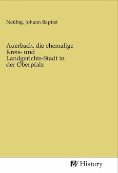 Auerbach, die ehemalige Kreis- und Landgerichts-Stadt in der Oberpfalz