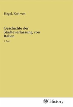 Cover Geschichte der Städteverfassung von Italien