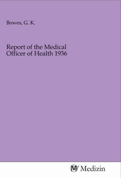 Report of the Medical Officer of Health 1936
