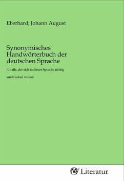 Synonymisches Handwörterbuch der deutschen Sprache