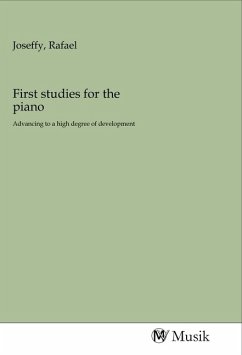 Cover First studies for the piano