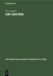 On Saying - Bild 1