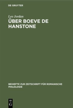 Über Boeve de Hanstone - Jordan, Leo