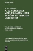 Geschichte der Klassischen Litteratur. (1802¿1803)