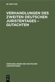 Verhandlungen des Zweiten Deutschen Juristentages ¿ Gutachten