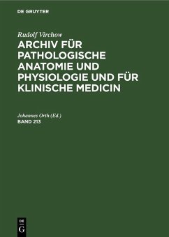 Cover Rudolf Virchow: Archiv für pathologische Anatomie und Physiologie und für klinische Medicin. Band 213