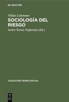 Sociología del riesgo - Luhmann, Niklas