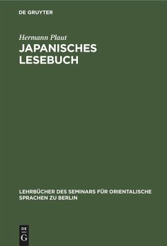 Japanisches Lesebuch - Plaut, Hermann