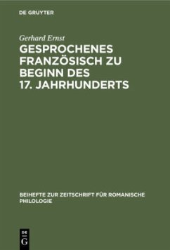 Cover Gesprochenes Französisch zu Beginn des 17. Jahrhunderts