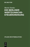 Die Berliner Wertzuwachssteuerordnung