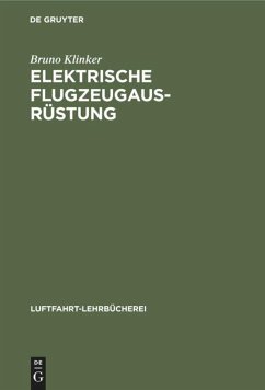 Cover Elektrische Flugzeugausrüstung