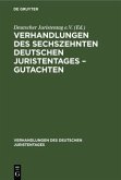 Verhandlungen des Sechszehnten Deutschen Juristentages ¿ Gutachten