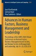 Advances in Human Factors, Business... - Bild 1