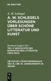 Geschichte der Romantischen Litteratur. (1803¿1804)