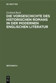 Die Vorgeschichte des historischen Romans in der modernen englischen Literatur