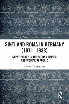 Cover Sinti and Roma in Germany (1871-1933) (eBook, PDF)
