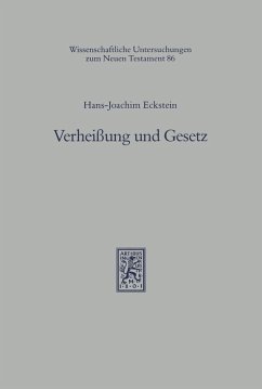 Verheissung und Gesetz (eBook, PDF) - Eckstein, Hans-Joachim