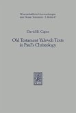 Old Testament Yahweh Texts in Paul's Christology (eBook, PDF)