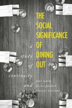 Cover The social significance of dining out (eBook, ePUB)