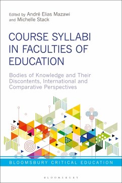 Cover Course Syllabi in Faculties of Education (eBook, ePUB)