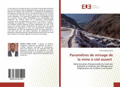 Paramètres de minage de la mine à ciel ouvert - Ngwej Upite, Franck