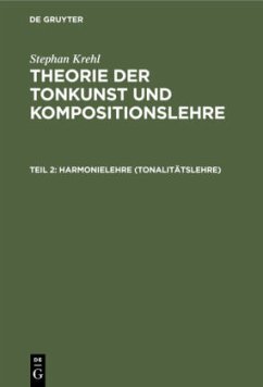 Harmonielehre (Tonalitätslehre) - Krehl, Stephan