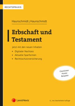 Erbschaft und Testament - Haunschmidt, Franz;Haunschmidt, Johanna