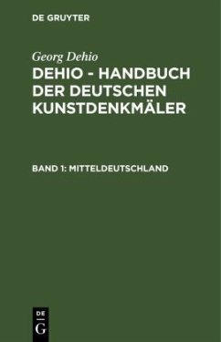 Mitteldeutschland - Dehio, Georg