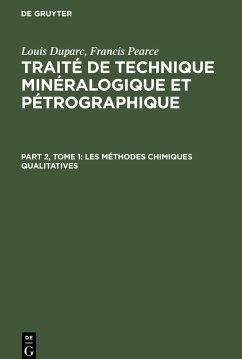 Les méthodes chimiques qualitatives - Duparc, Louis;Pearce, Francis