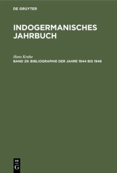 Bibliographie der Jahre 1944 bis 1946 - Krahe, Hans