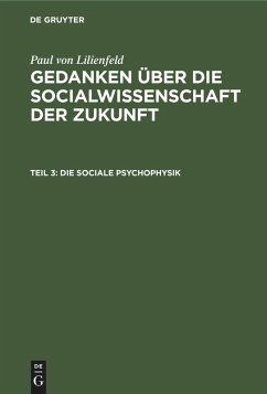 Cover Die sociale Psychophysik