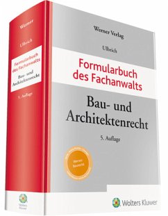 Cover Formularbuch des Fachanwalts Bau- und Architektenrecht