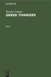 Theodor Gomperz: Greek Thinkers. Vol. 1 - Bild 1