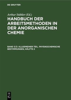 Cover Allgemeiner Teil. Physikochemische Bestimmungen, Hälfte 2