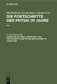 Die Fortschritte der Physik der Materie im Jahre 1883