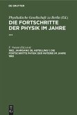 Die Fortschritte Physik der Materie im Jahre 1882