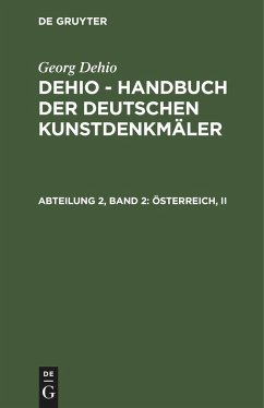 Österreich, II - Dehio, Georg